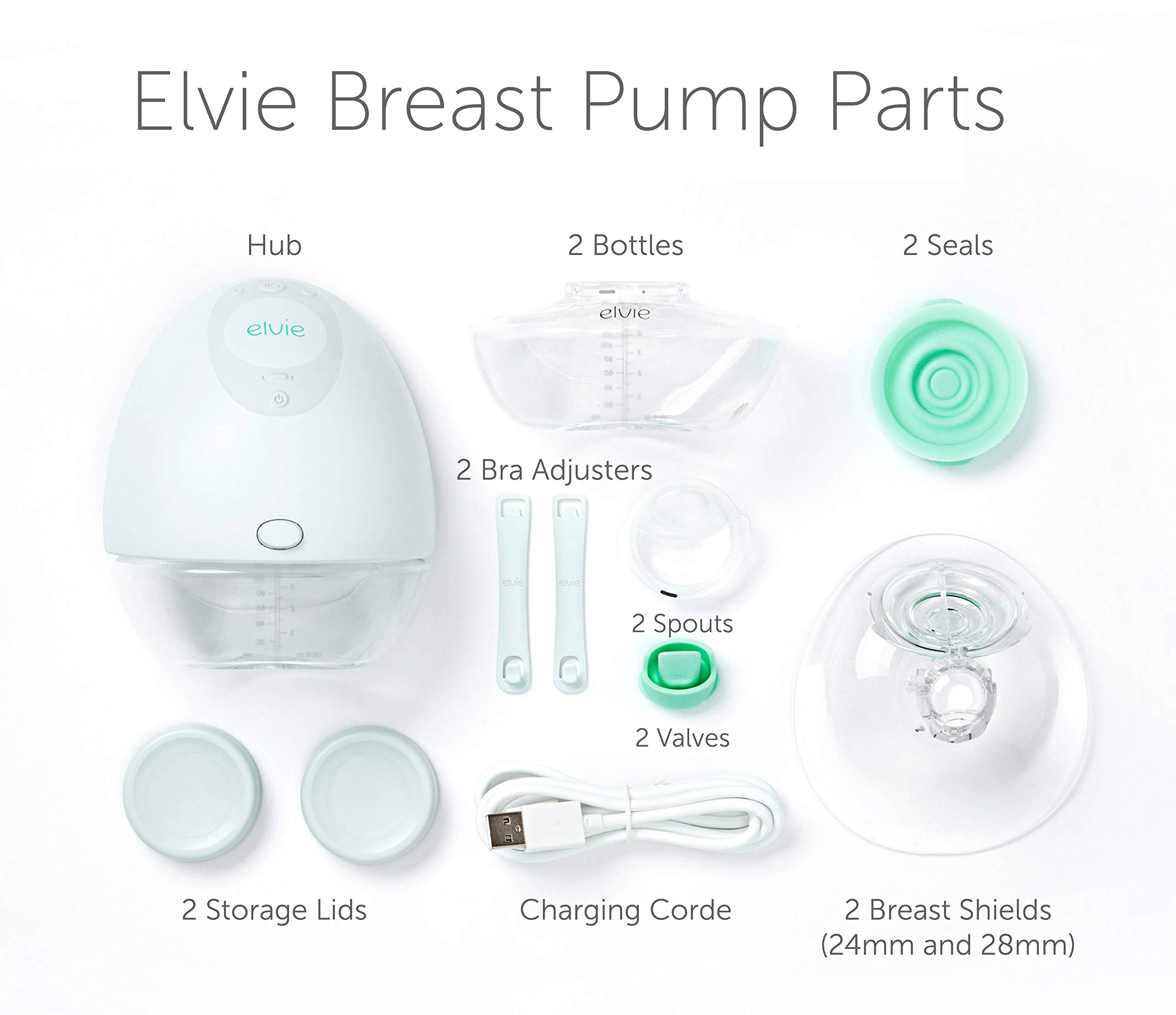 Phụ kiện máy hút sữa Elvie đã qua sử dụng