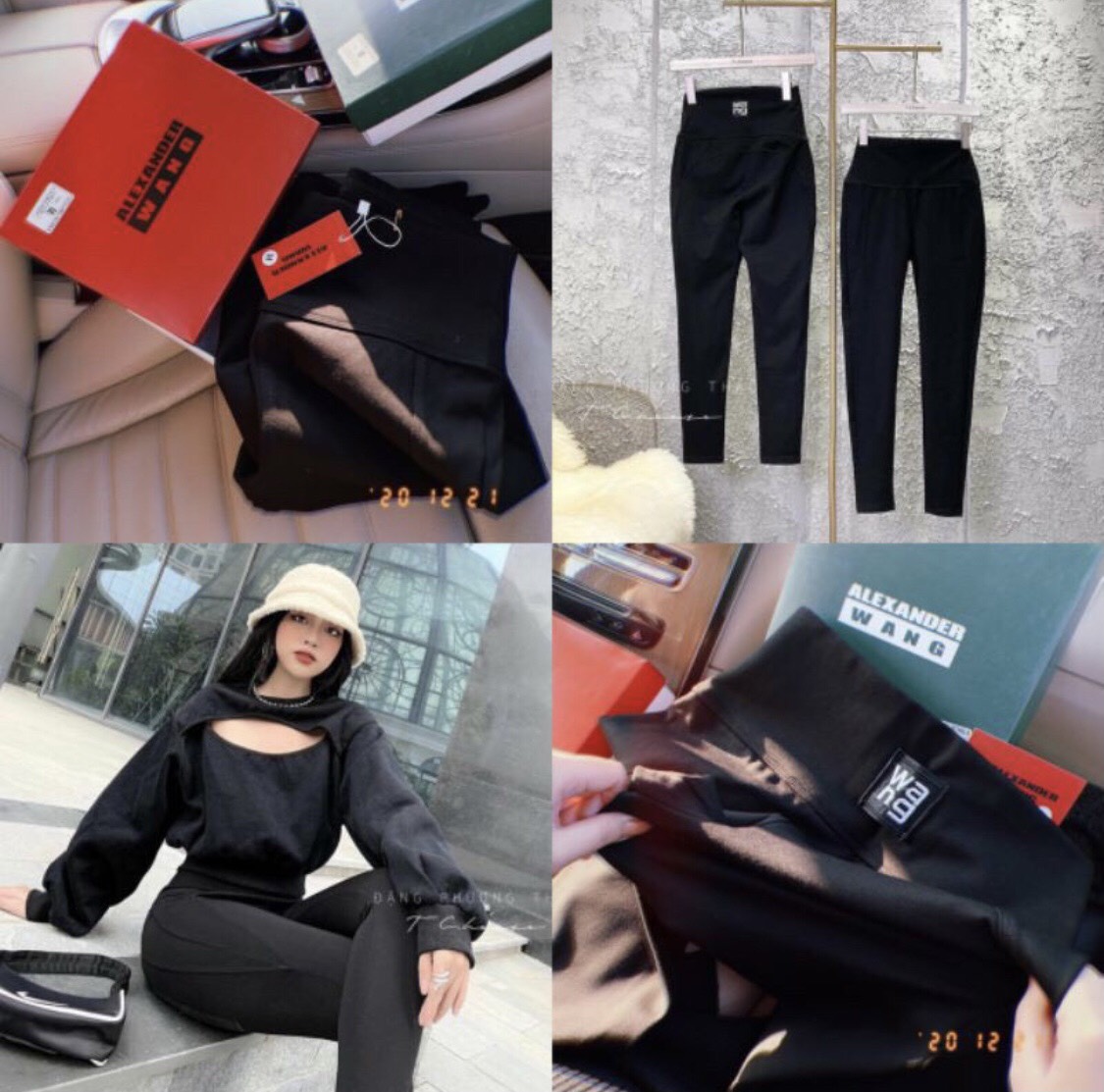 Quần Legging WANG (CÓ BIG SIZE 75kg) Cạp Cao Nâng Mông Nịt Eo Siêu CấpSiêu Co Giãn Chất Umi Dày Dặn