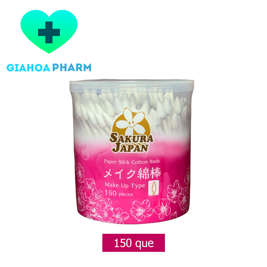 Tăm bông kháng khuẩn Sakura Trang điểm TB07