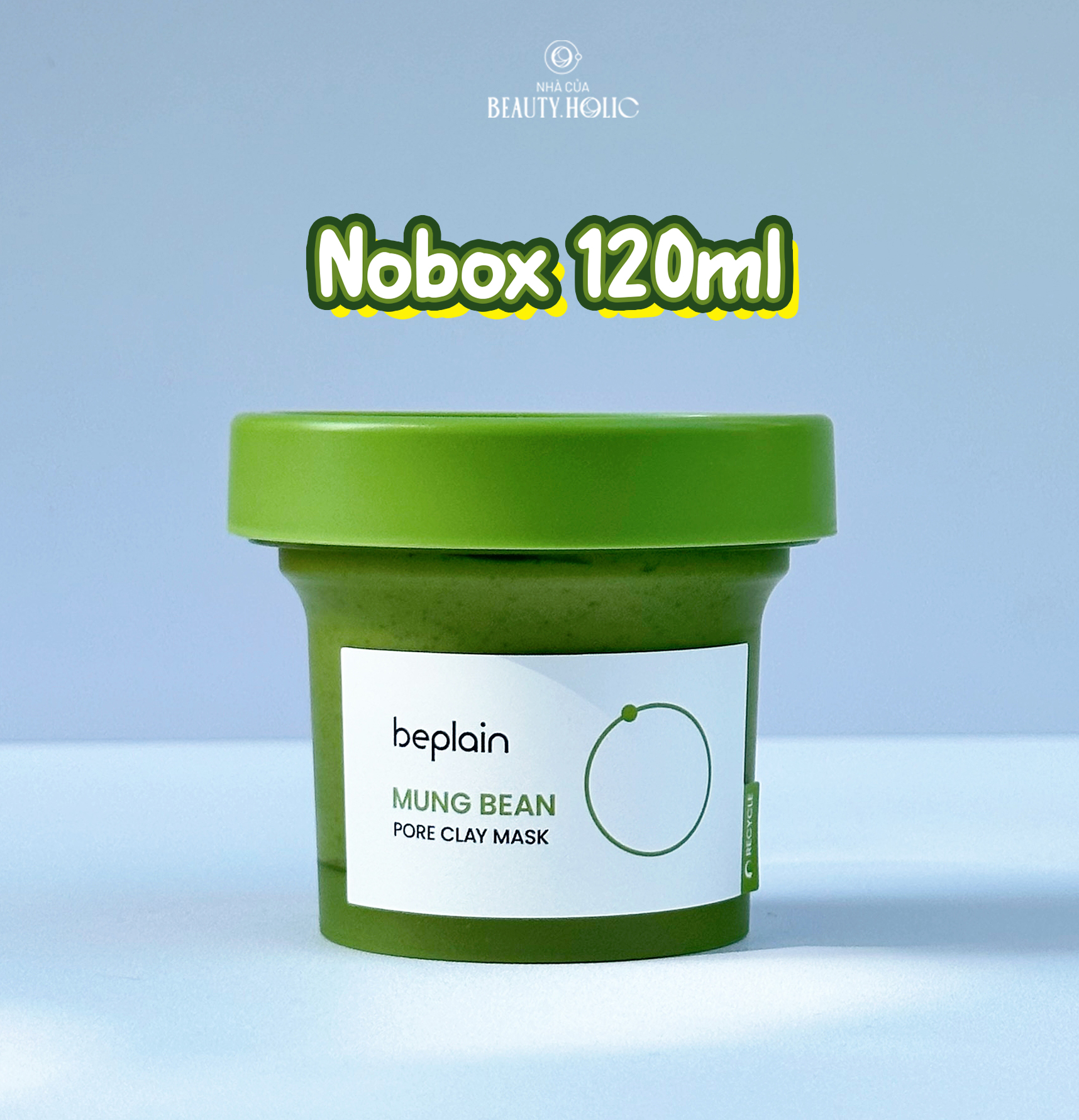 [Nhacuabeautyholic] Mặt nạ đất sét đậu xanh BEPLAIN MUNG BEAN PORE CLAY MASK