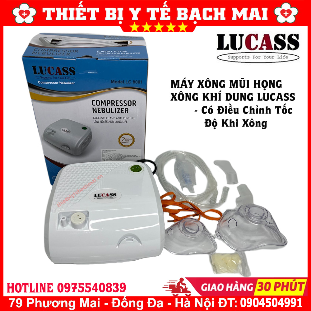 Máy Xông Khí Dung Lucass LC8001