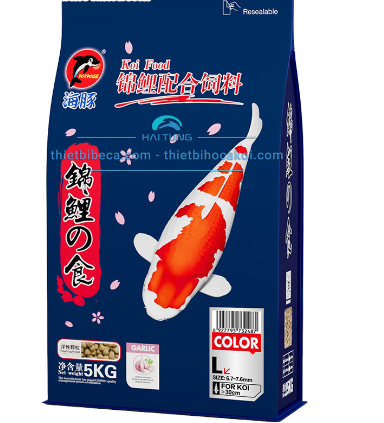 Thức ăn cao cấp tăng màu cho các loại cá chép Koi của porpoise 5 kg