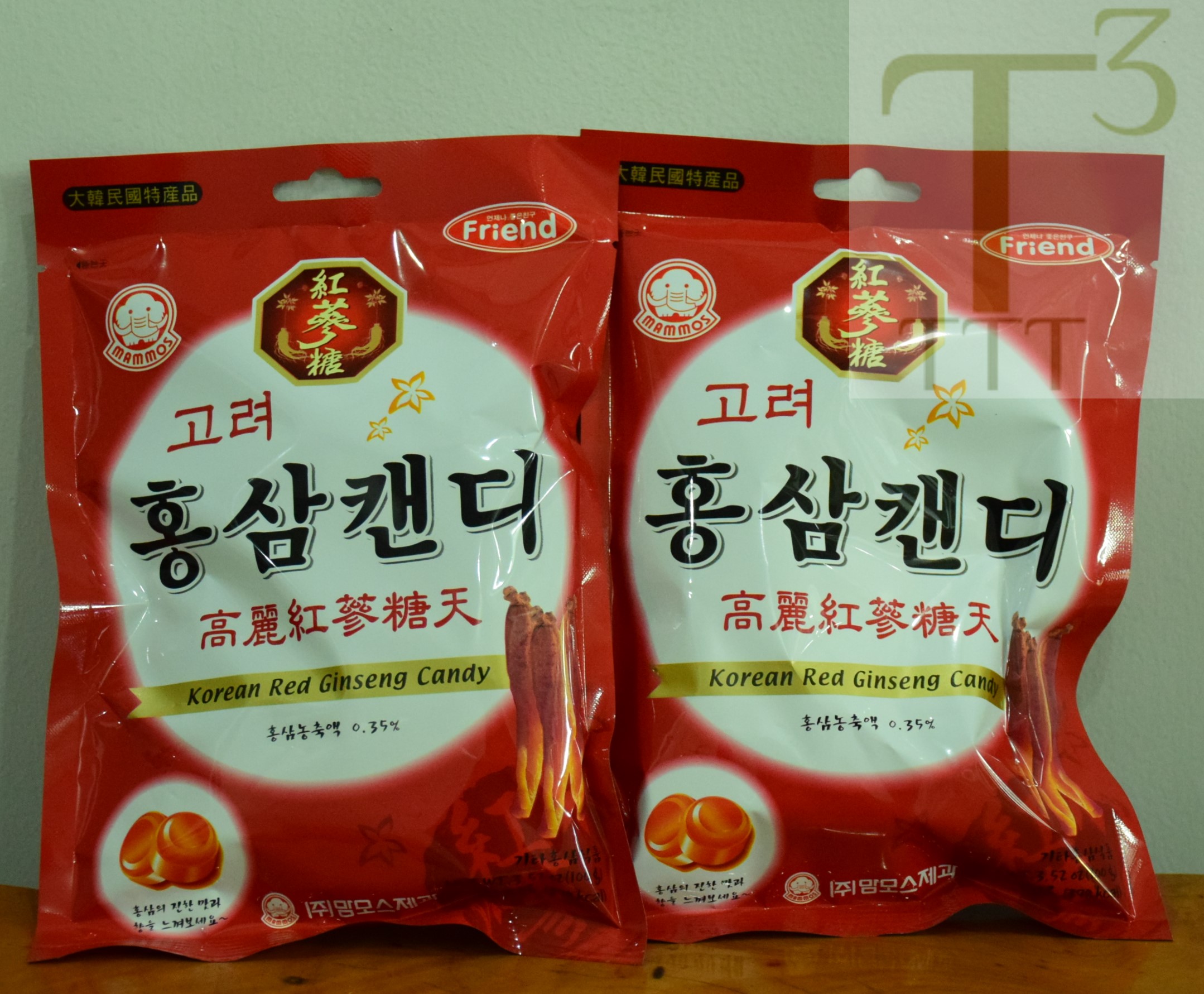 Kẹo hồng sâm, Kẹo Sâm, Kẹo Ginseng Hàn Quốc - HSD 04/2024