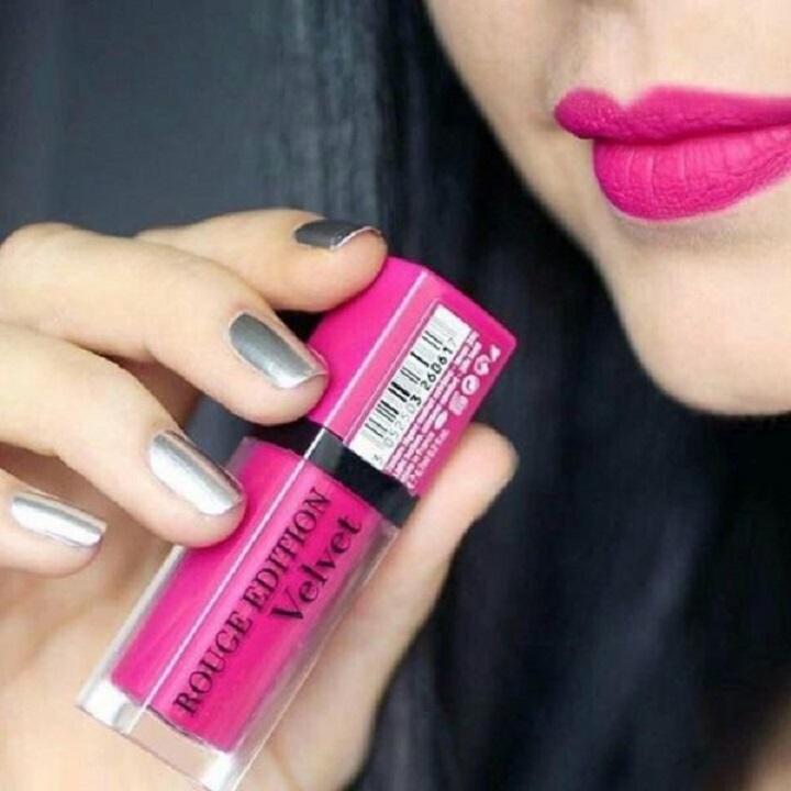 [HCM]Son Bourjois Velvet 06 hồng fuchsia