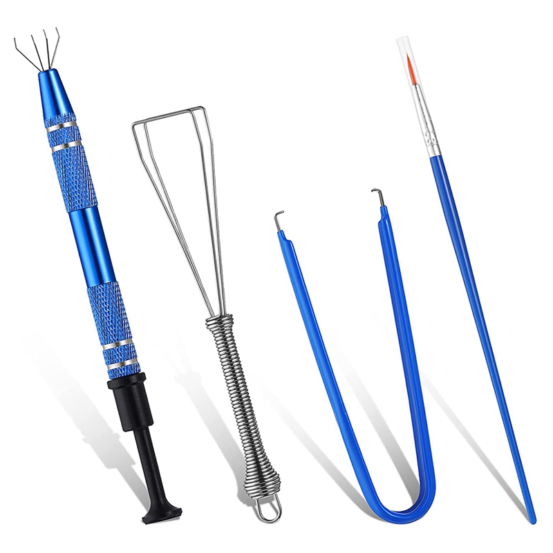 Keyboard lube switch puller kits metal stem Holder 4 prong tool puller keyboard cleaner tools for keyboard switch