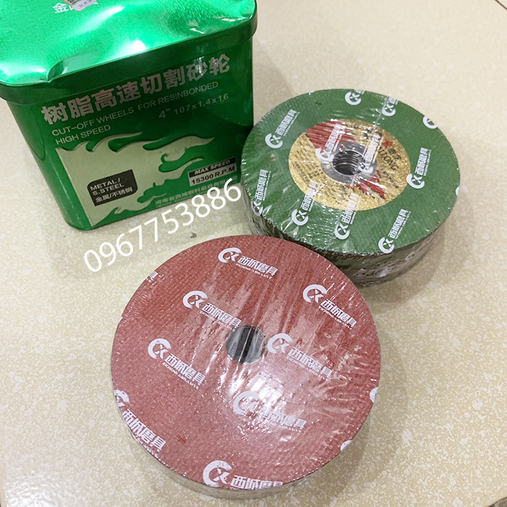 hộp đá cắt sắt,lưỡi cắt inox phi 100