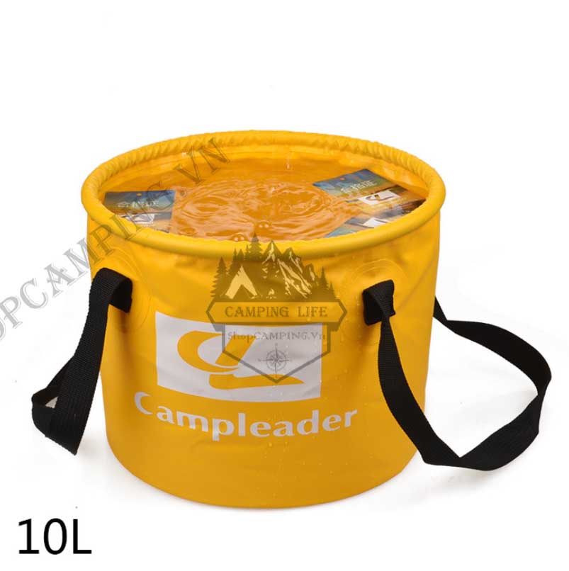 Xô đựng nước gấp gọn bỏ túi 10 lít