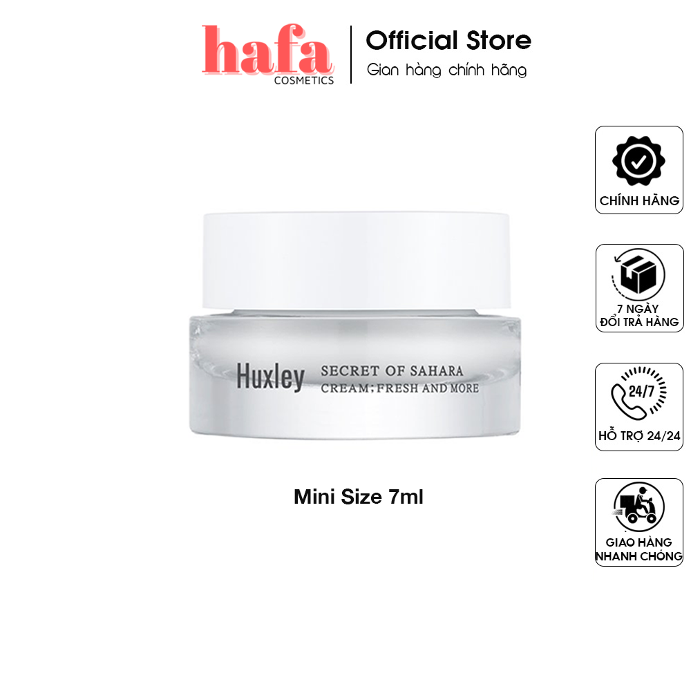 Kem Dưỡng Dạng Gel Giúp Cấp Nước Sâu, Làm Dịu Và Phục Hồi Da Với Chiết Xuất Từ Xương Rồng Huxley Cream Fresh And More