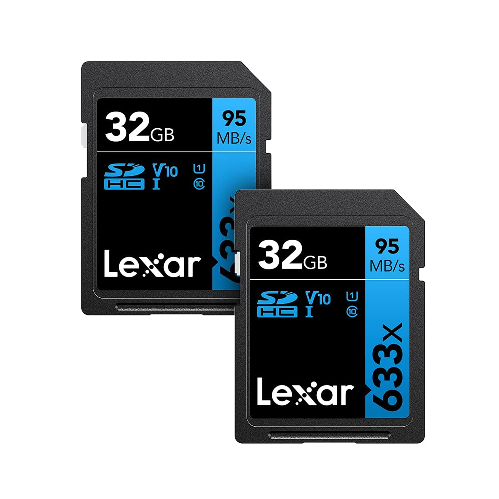 Thẻ nhớ máy ảnh SDHC Lexar 633x 32GB U1 V10 đọc 90MB/s ghi 45MB/s (xanh) nhất tín computer