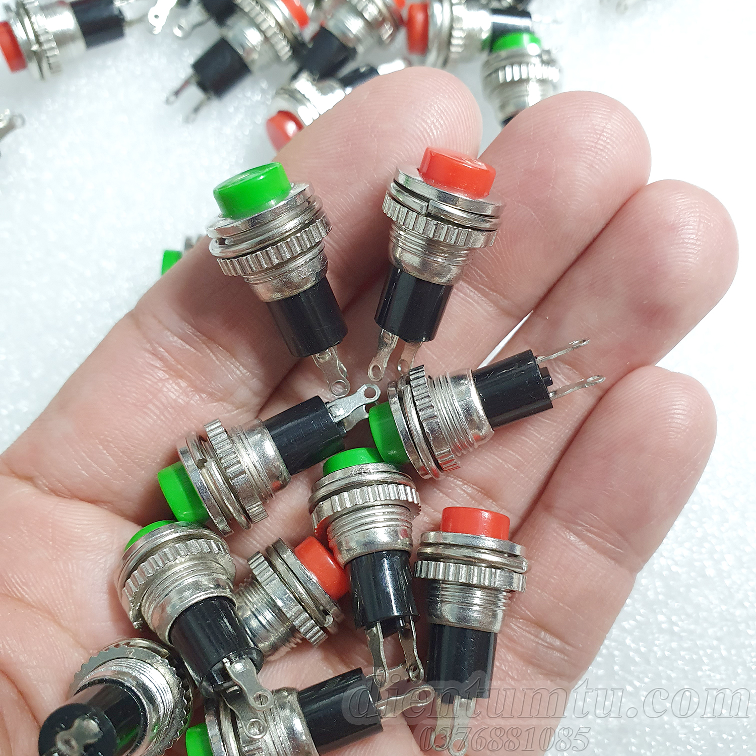 Nút Nhấn Nhả - Nút Đề - Nút Reset 10mm DS-316