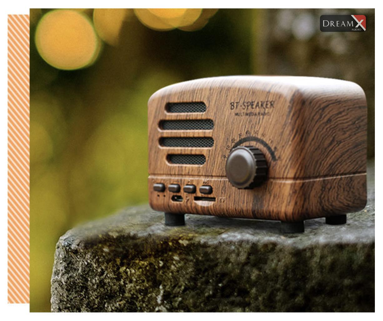 Loa bluetooth mini vintage Dreami BT01