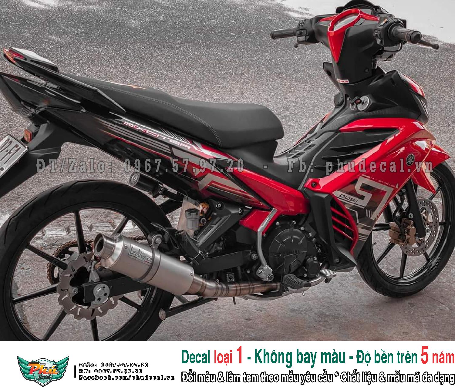 Tem rời Ex 135 đỏ đen (m)