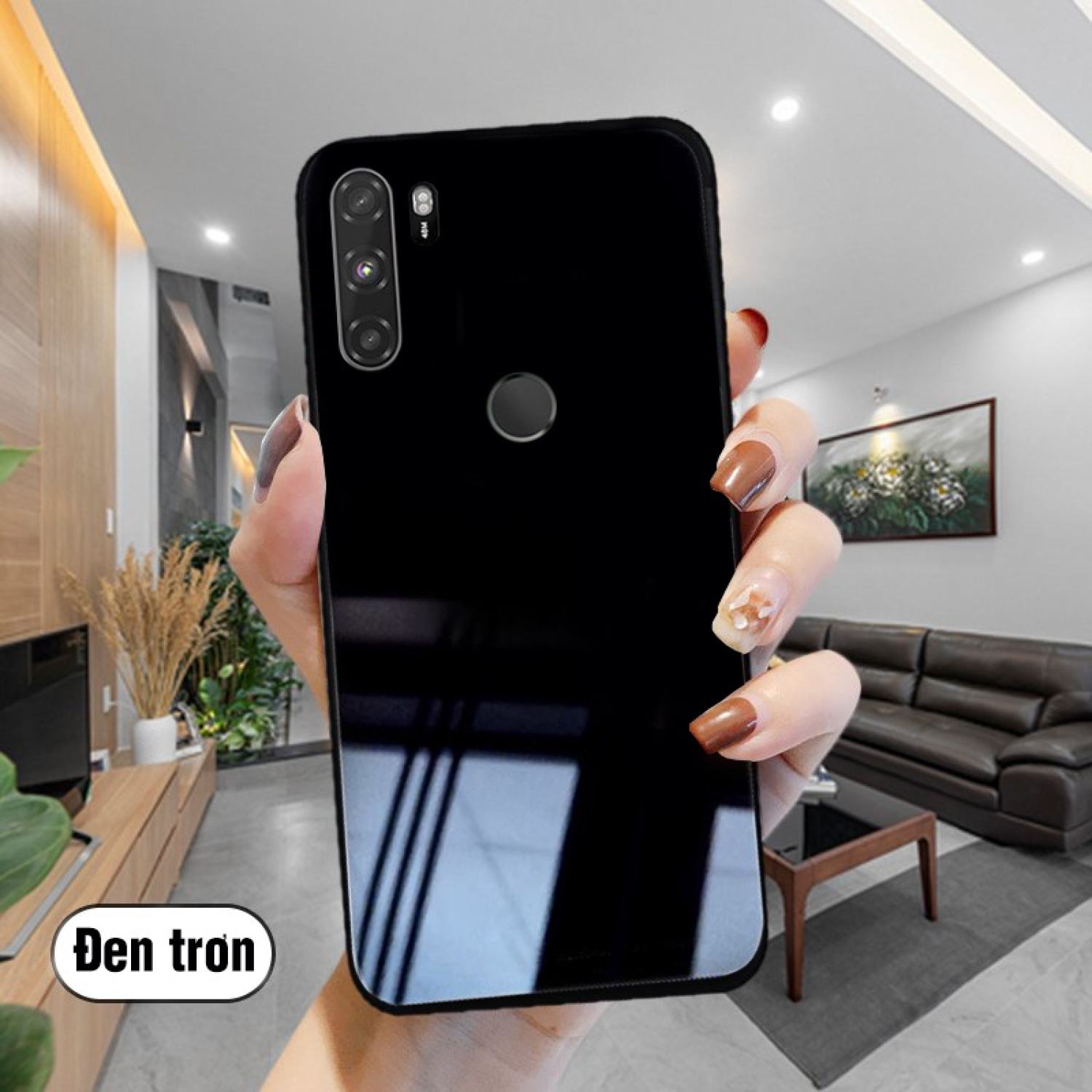 Ốp Lưng VSMART ACTIVE 3 Mặt kính gương sáng bóng cao cấp