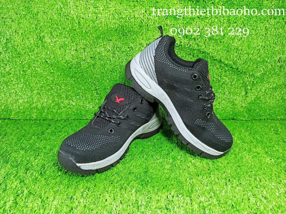Giày bảo hộ lao động thoáng khí, chống trơn trượt Kpaf KP 8884 - hình thật