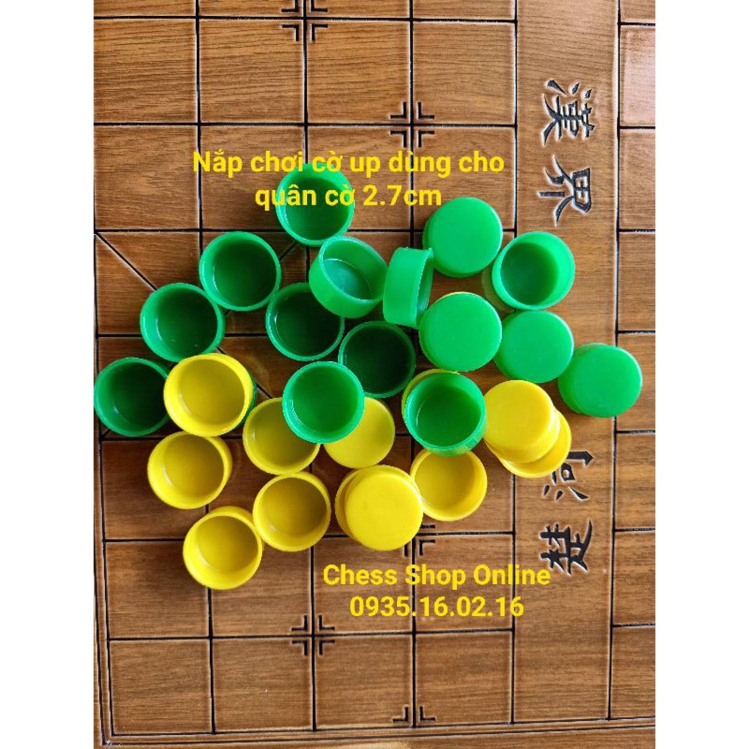 Nắp cờ úp hai màu 32 cái ( chỉ có nắp )