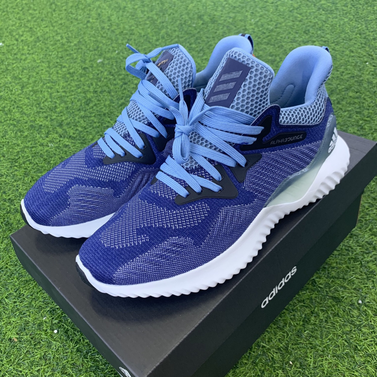 [VIDEO ẢNH+HỘP BẢO VỆ] giầy thể thao Alphabounce beyond xanh thời trang nam nữ