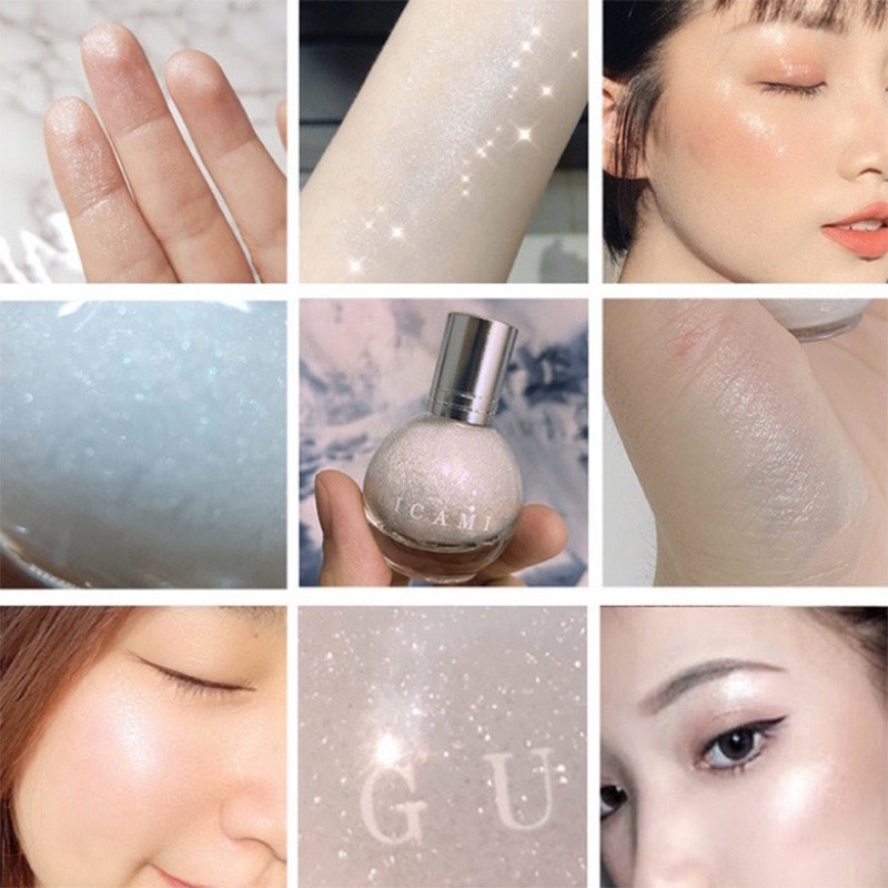 Nhũ lỏng highlight dạng chai lăn Guicami HLG1