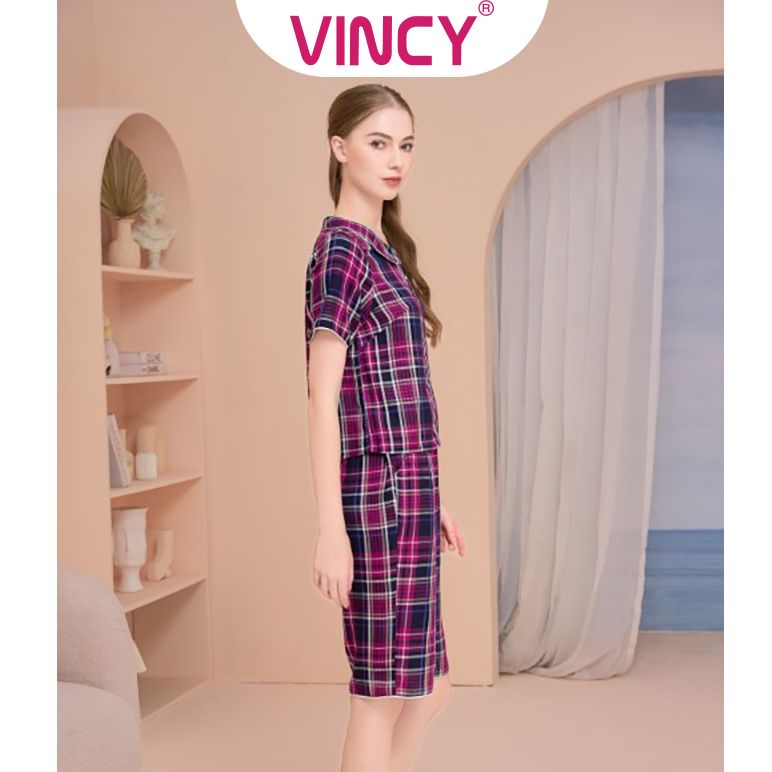 [Chỉ 11/11 - 13/11 Mua 4 giảm 20%, Mua 3 giảm 15%, Mua 2 giảm 12%] Bộ Đồ Kate Lửng Nữ Vincy Thoáng Mát  BKL050S31