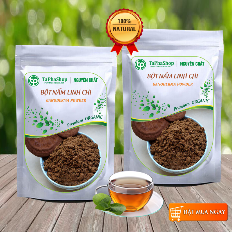 [HOT] Bột linh chi loại 1 100g - Thảo Dược Tấn Phát