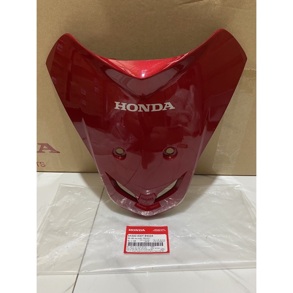 Mặt nạ trước honda wave s100 năm 2008 màu đỏ