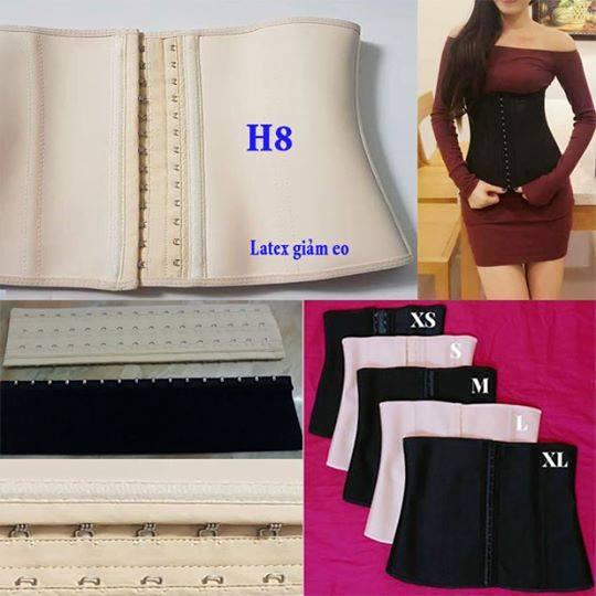 Đai nịt bụng latex 25 xương chiều cao 25 cm