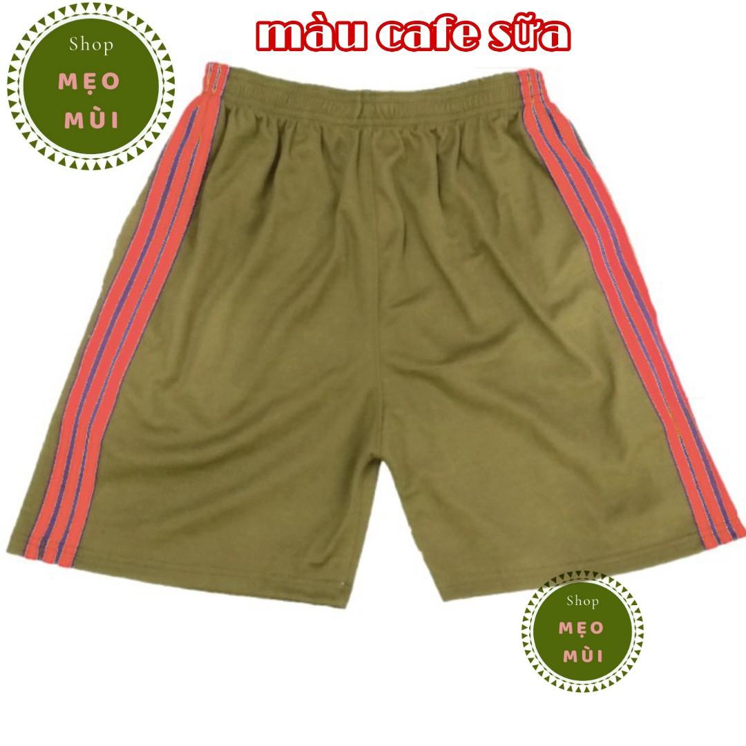 [HCM]Combo 4 quần đùi thun thể thao nam 3 sọc