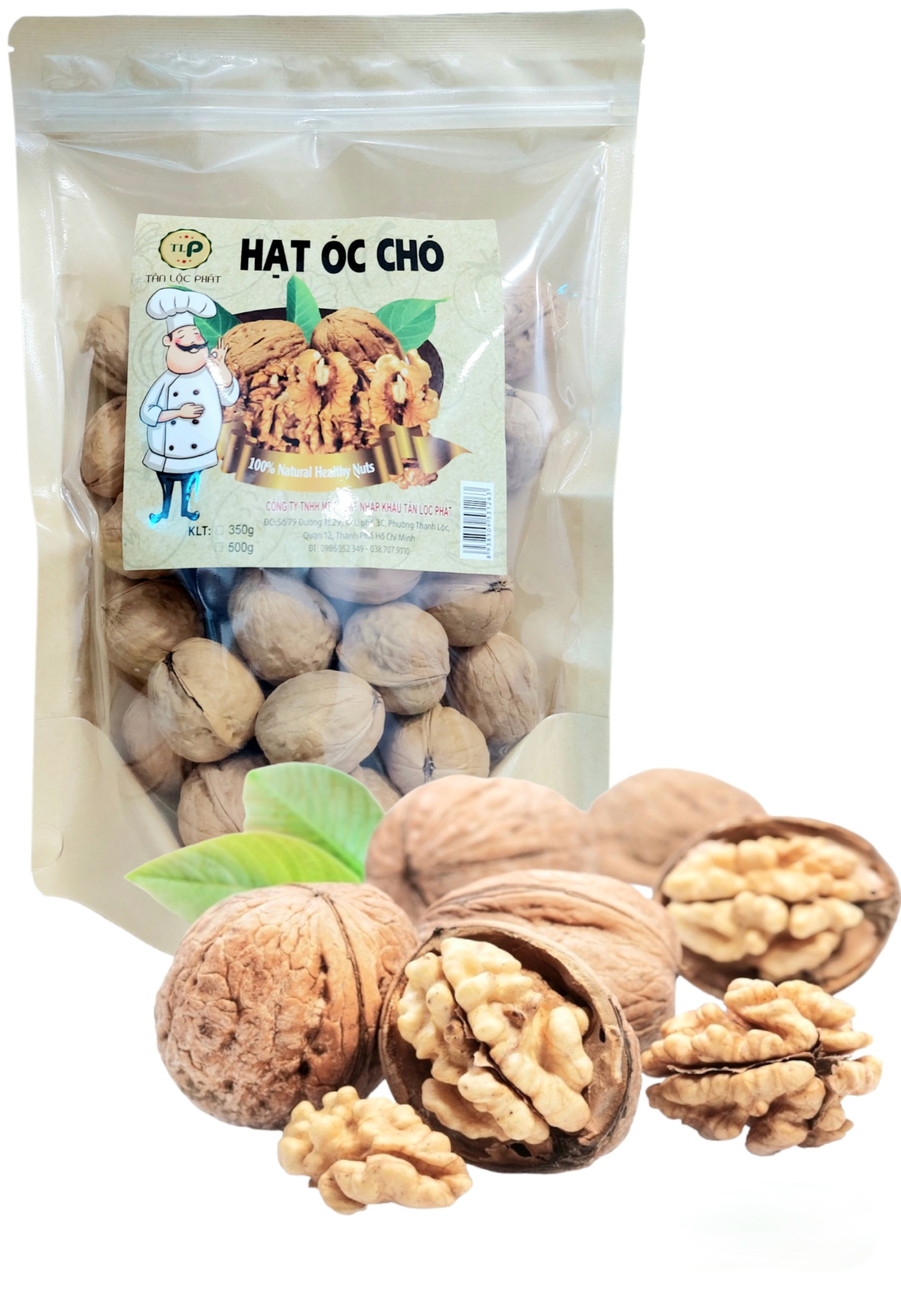 HẠT ÓC CHÓ DINH DƯỠNG TÂN LỘC PHÁT BỊCH 500G