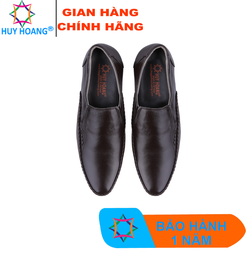 Giày nam da bò màu nâu TH7193
