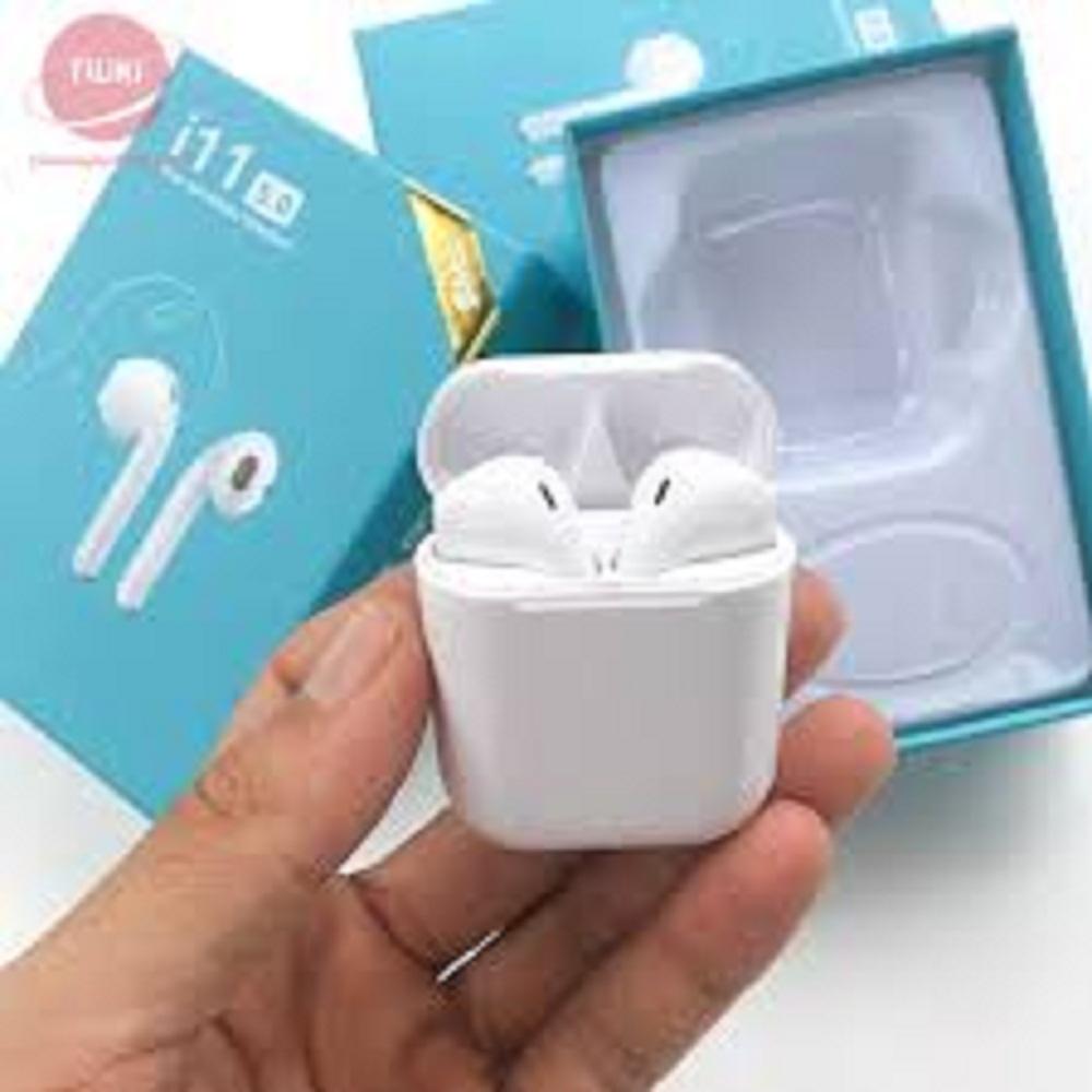 Tai Nghe Bluetooth 5.0 i11 TWS, Tai nghe Bluetooth không dây 5.0 i11 TWS - Bảo hành 1 Tháng- Tai nghe không dây, tai nghe giá rẻ, tai nghe bluetooth không dây, tai nghe bluetooth cho IOS và Android