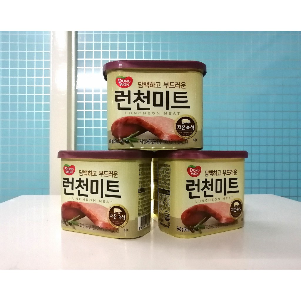 [HCM]Thịt Hộp Dong Won Luncheon Meat Hàn Quốc 340g