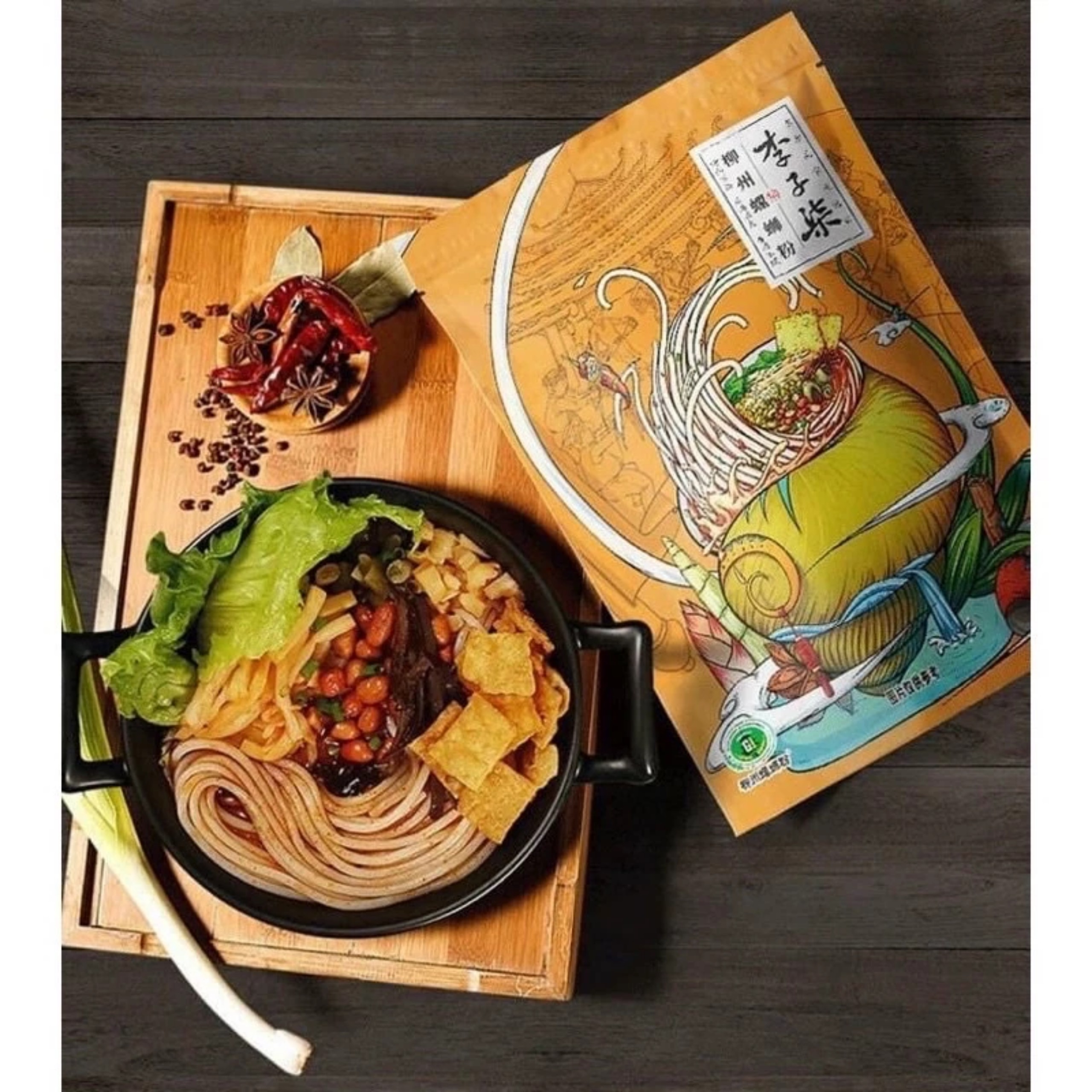 Bún ốc Liễu Châu Lý Tử Thất gói lớn 335g