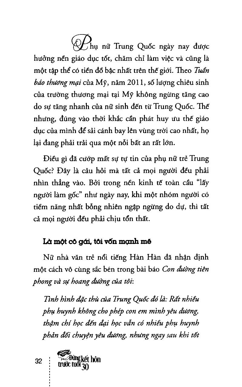 Sách - Đừng Kết Hôn Tuổi 30