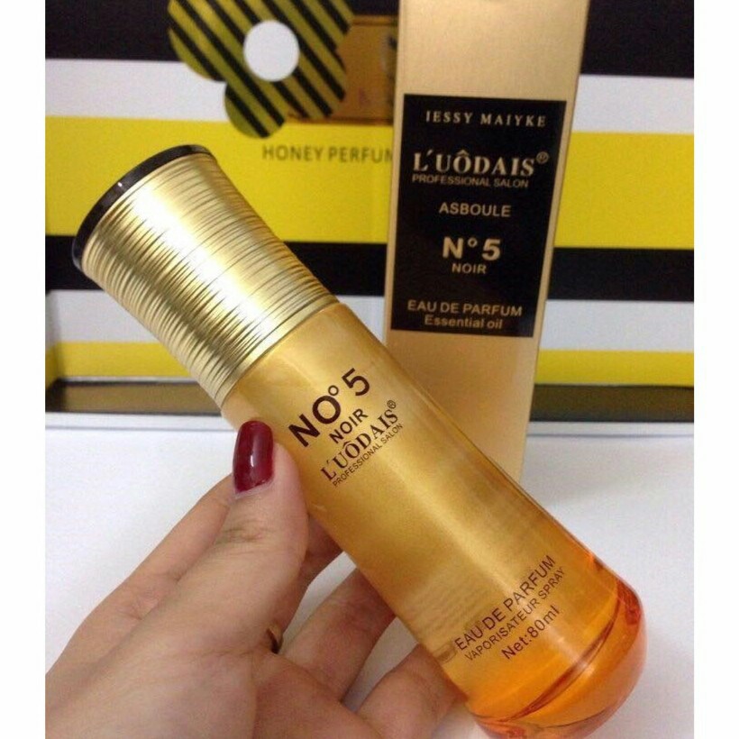 TINH DẦU DƯỠNG TÓC L’UÔDAIS NO 5 NOIR 80ML
