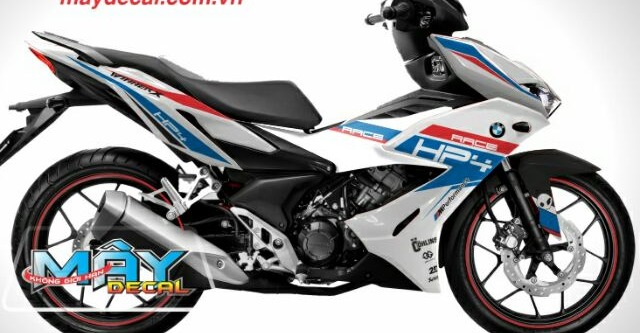 [HCM]Tem xe winner hp4 xanh trắng đỏ