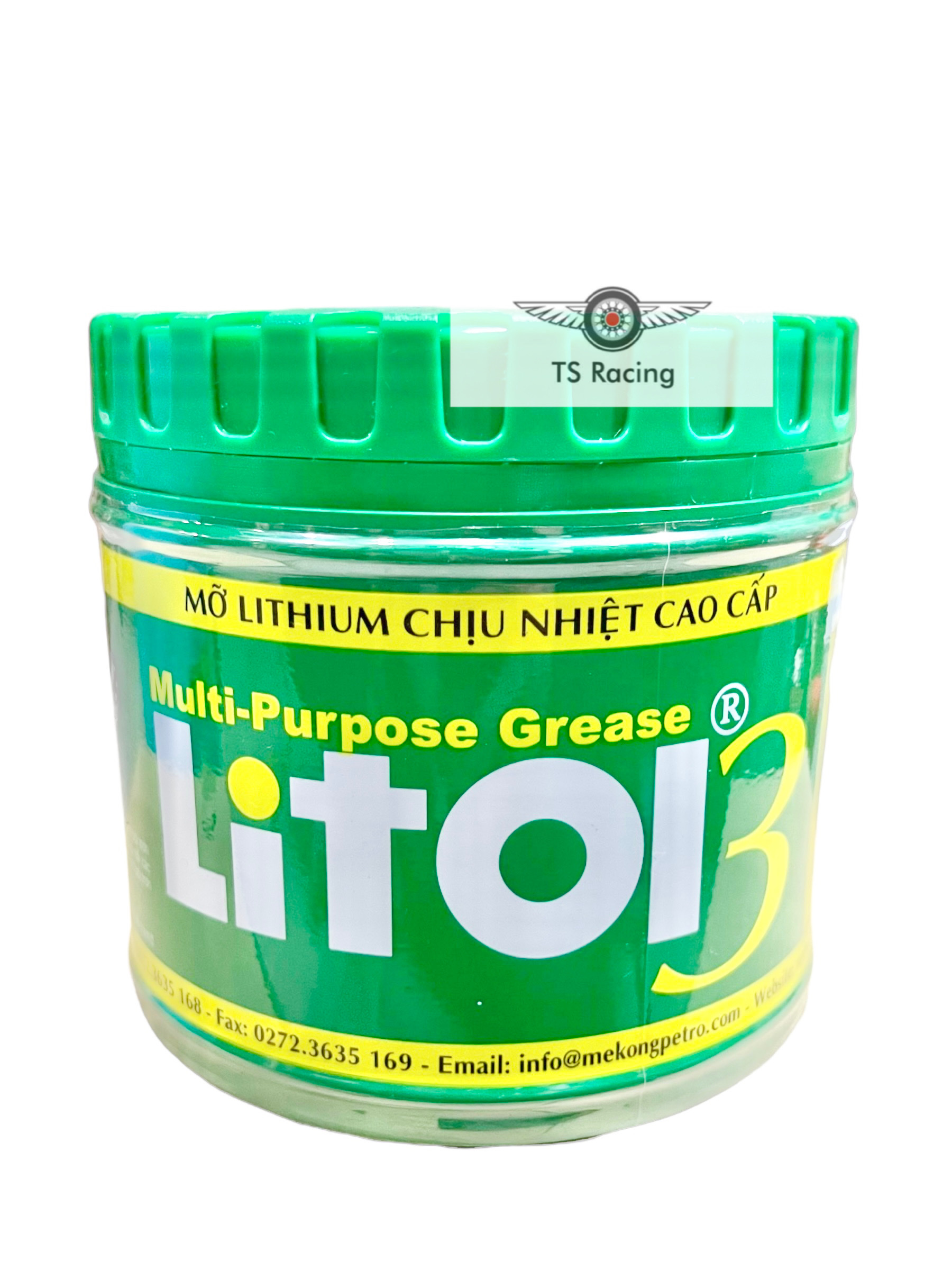 Mỡ bôi trơn, mỡ bò, mỡ lithium chịu nhiệt cao cấp Litol3 400ml
