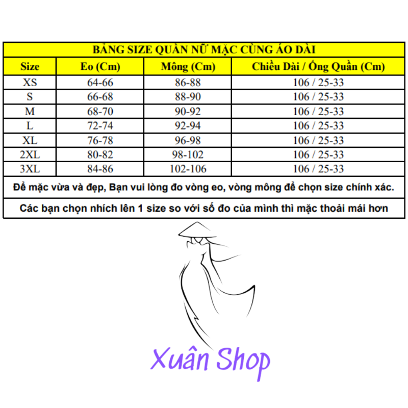 Quần áo dài nữ ống suông chất liệu lụa mỹ cao cấp