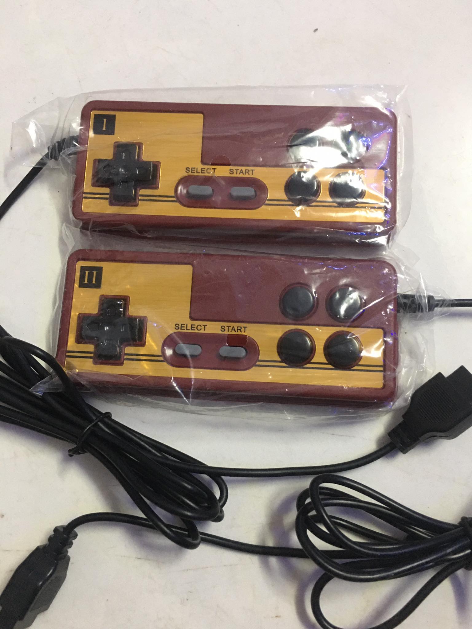 Bộ 2 Tay Cầm Chơi Game Điện Tử 4 Nút 9 Lỗ