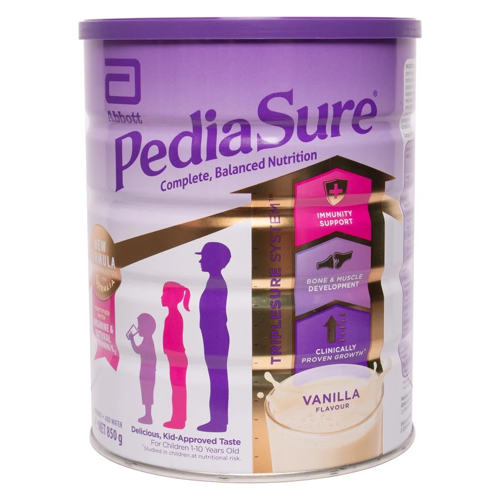 Sữa PediaSure nắp tím 850g (Úc)