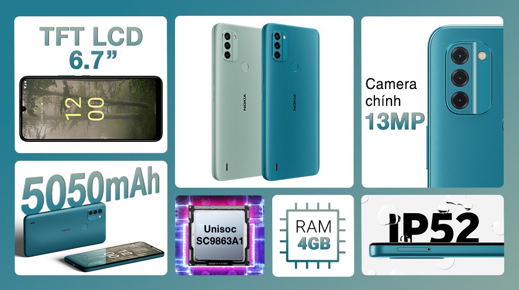 Điện thoại Nokia C31 (3GB/32GB) - Hàng chính hãng
