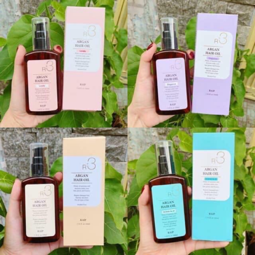Dầu dưỡng tóc Argan oil Raip R3