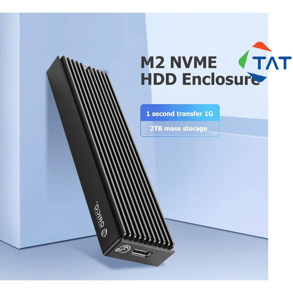 Box ổ cứng ssd m.2 nvme pcie orico m2pv-c3 chuẩn usb 3.1 type-c - biến ssd m2 nvme thành ổ cứng di động