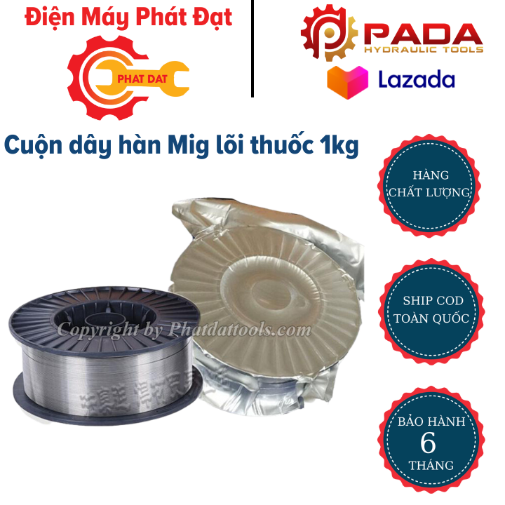Cuộn dây hàn Mig lõi thuốc 1kg cho máy hàn Mig mini Kenmax-Sasuke