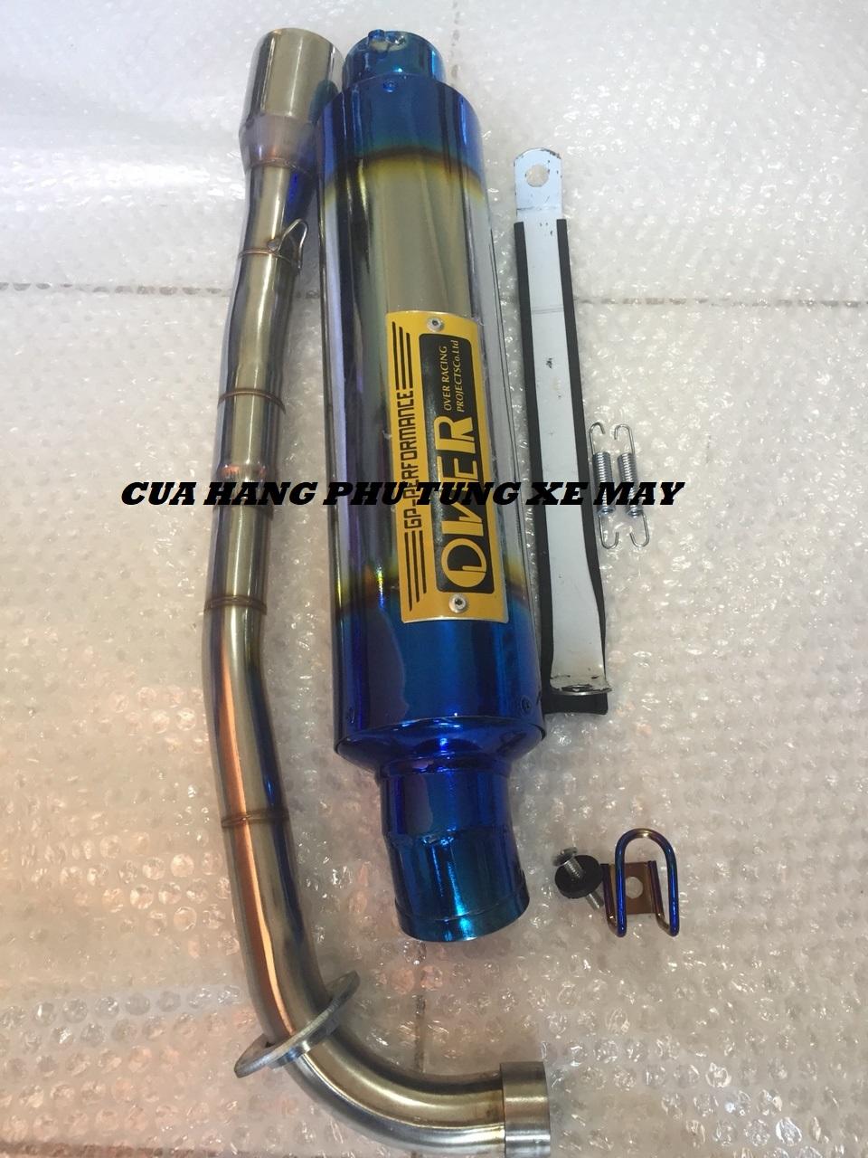 Pô Over Titan gắn xe Sirius, Wave, Dream, Cub ( cổ inox )