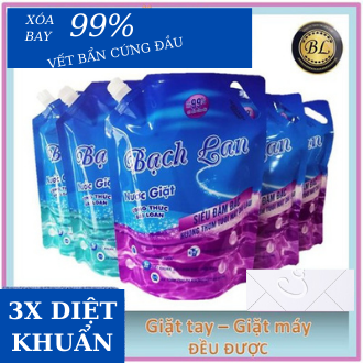 Bach Lan Super Concentrated Laundry Detergent, 1.8kg Bag, Taiwanese Formula