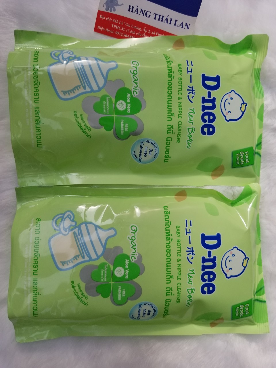 [HCM]Nước rửa bình sữa Dnee Thái Lan bịch 550ml- Súc bình sữa