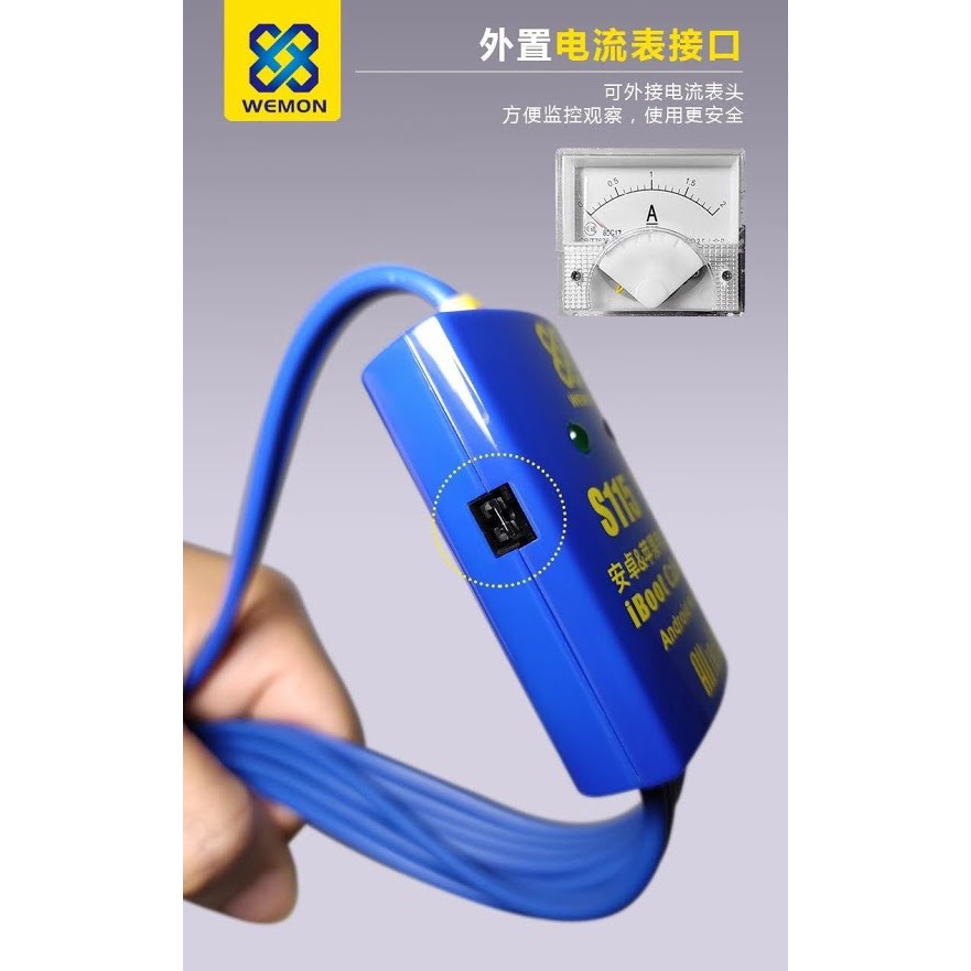 Dây cấp nguồn iPhone & Android Wemon S115 Pro (6 đầu từ 6P đến 13 Pro Max + 17 đầu Andoid)