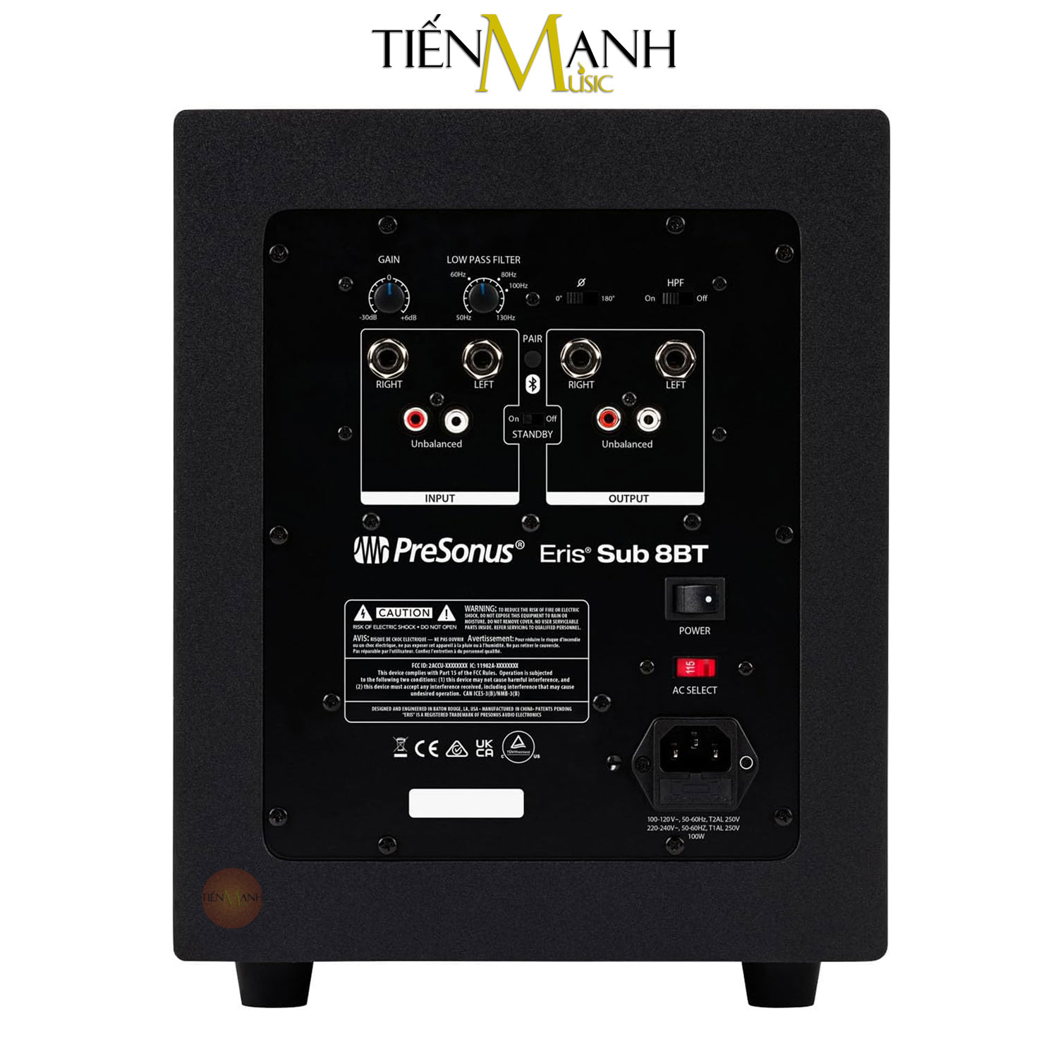 [Chính Hãng] Loa Sub PreSonus Eris Sub 8BT Compact Phòng Thu Studio Subwoofer Sub8BT E SUB8 BT