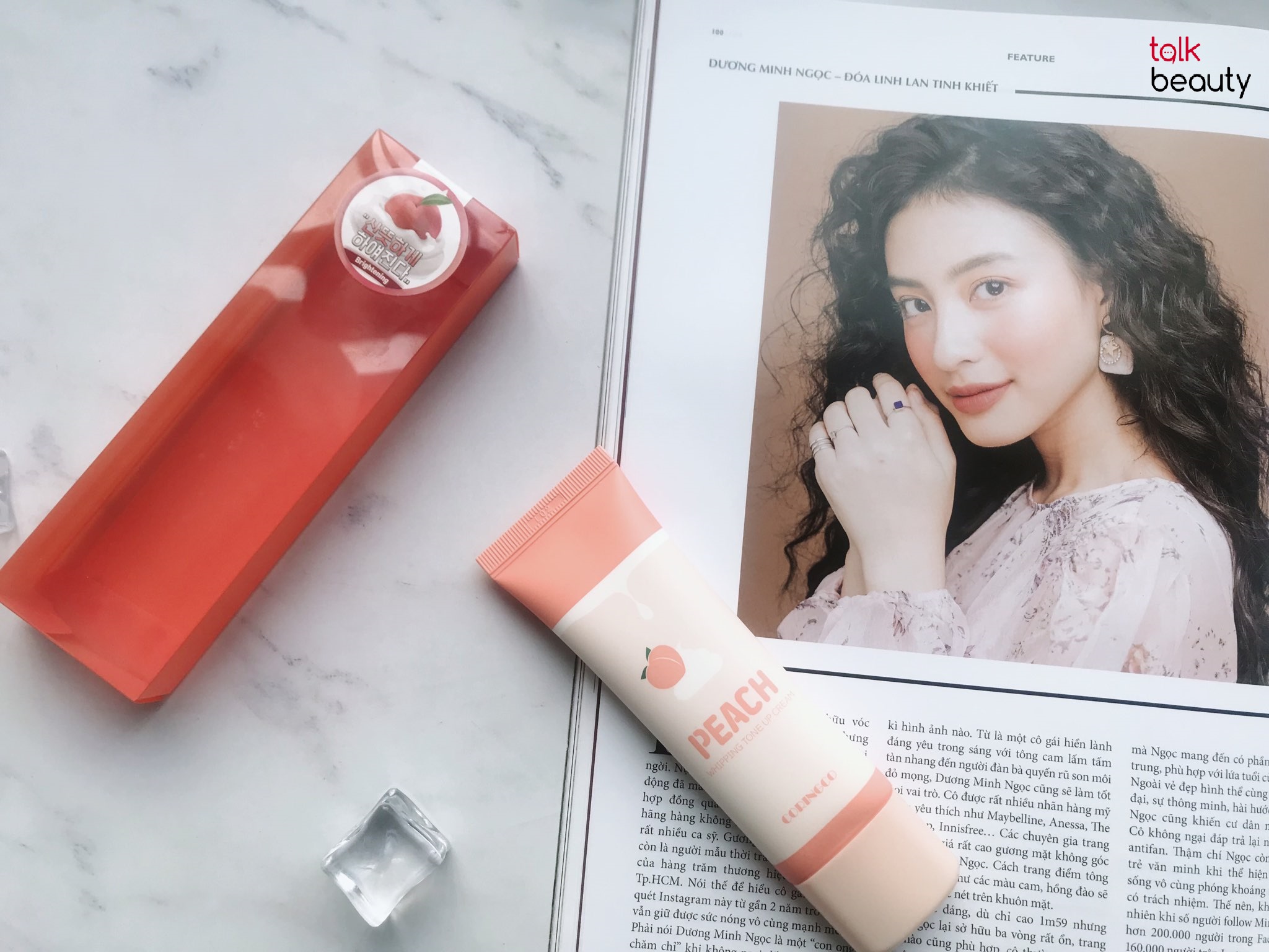 [HCM]KEM DƯỠNG TRÁI ĐÀO CORINGCO PEACH WHIPPING TONE UP CREAM