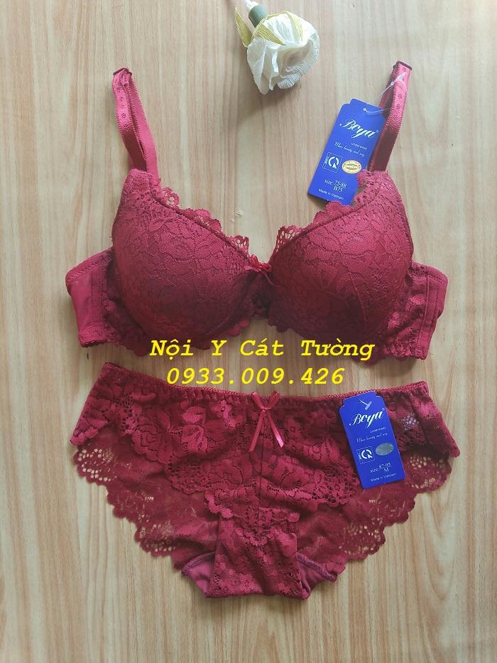 Bộ đồ lót Boya ren không gọng, mút mỏng