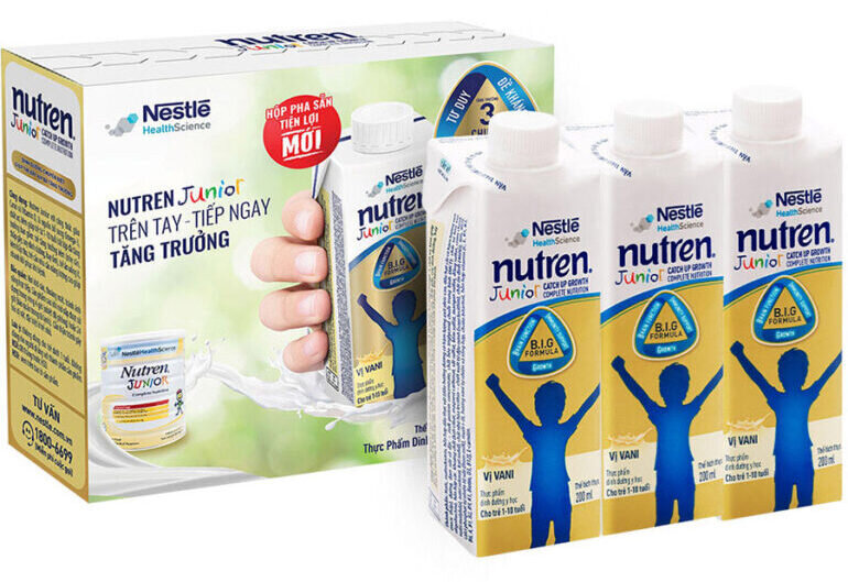 [Date 10.2025] Sữa nước Nutren Junior Pha Sẵn Hộp 200ml (1 hộp)